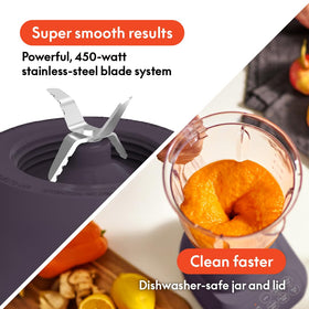 Bella Flip and Store blender base with cord storage keeps your countertop tidy.