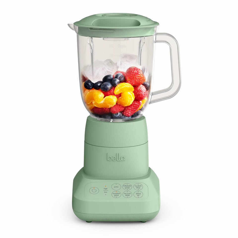 BELLA flip-and-store bottle pour shows space-saving design for compact kitchens.