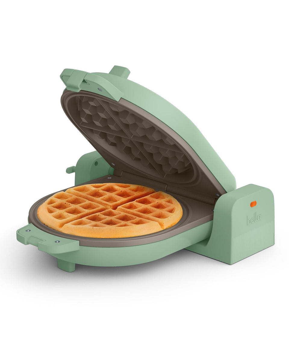 Bella Flip and Store waffle maker front indicator light signals readiness