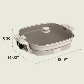 BELLA Make and Take XL built-in cord wrap for tidy storage.