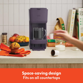 BELLA one-touch brew system for fast, convenient cups.