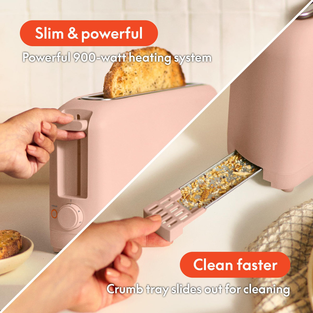 Bella reheat and cancel features simplify reheating and stopping at the desired level