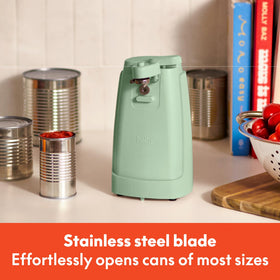 Removable cutting lever on BELLA opener for easy cleaning