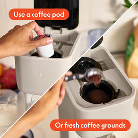 BELLA reusable coffee grounds filter for eco-friendly brewing