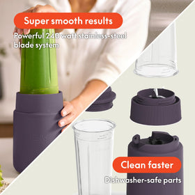 BELLA Rocket Blender Boost 135oz cup ready for on-the-go smoothies.