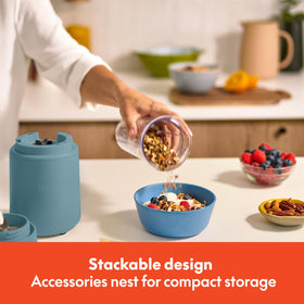 BELLA Rocket Blender Boost to-go lid for travel-friendly drinks