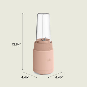 Bella Rocket Blender blossom color adds modern kitchen style.