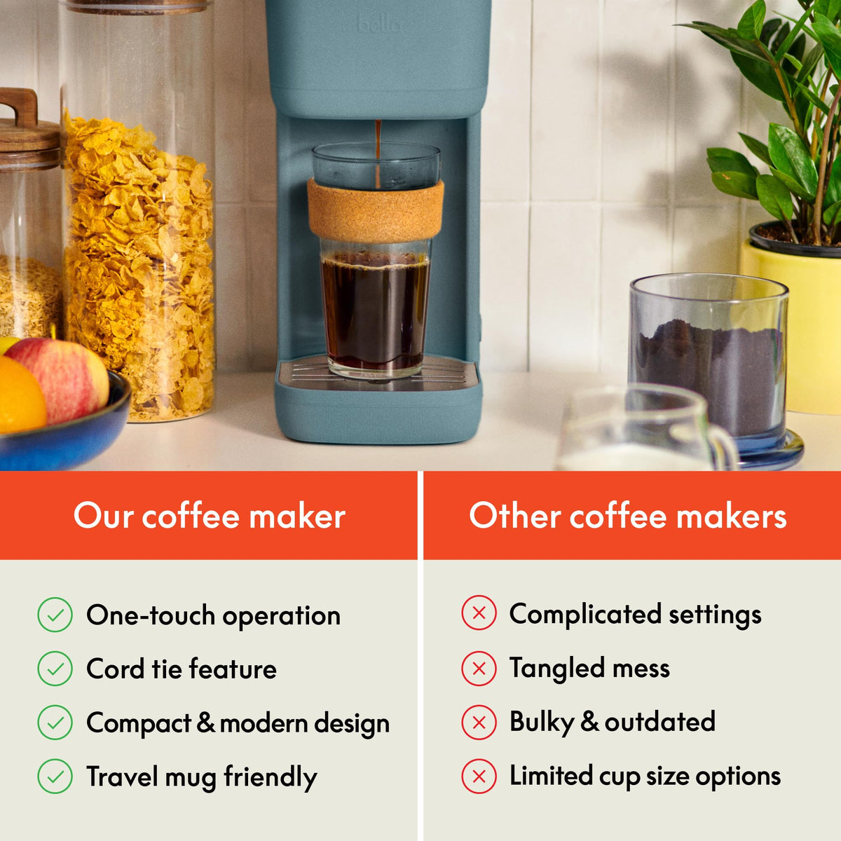 Bella single-serve coffee maker Plum offers bold style and performance