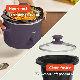 Bella 1.5qt slow cooker cord wrap keeping the counter tidy