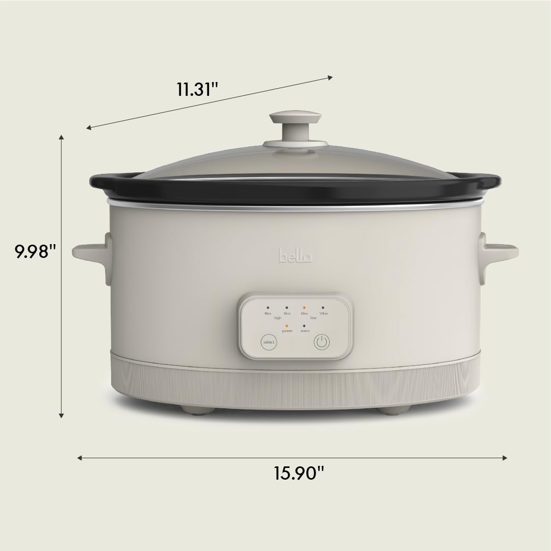 Bella cord wrap and dishwasher-safe parts simplify kitchen cleanup