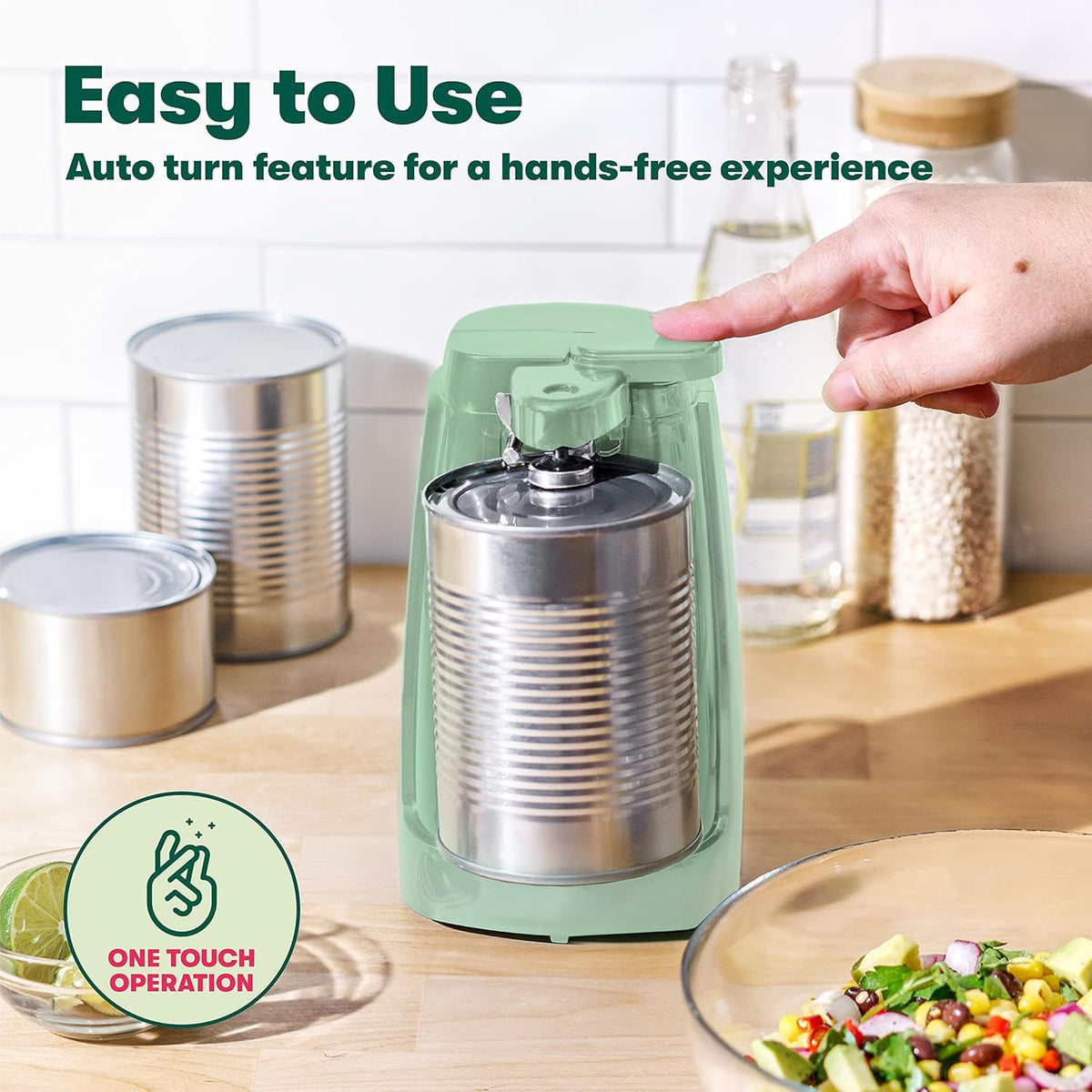 Stainless steel blade by BELLA delivering durable can opening performance