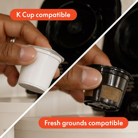 Bella VersaBrew 12-cup carafe for family mornings and gatherings.