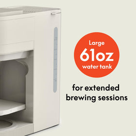 Bella VersaBrew adjustable drip tray accommodates mugs up to seven inches tall.