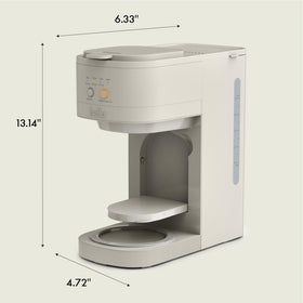 Bella VersaBrew warming plate keeps the carafe warm for longer mornings.