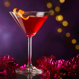 Bella Vino dishwasher-safe martini glasses for quick cleanup
