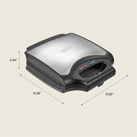 Bella waffle iron cool-touch handles for safe operation