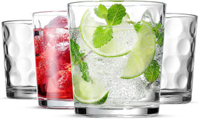 Bella Vino rock 13oz closeup highlights clean rim and glass clarity.