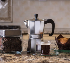 Bellemain 3 demitasse servings ready for sharing coffee.