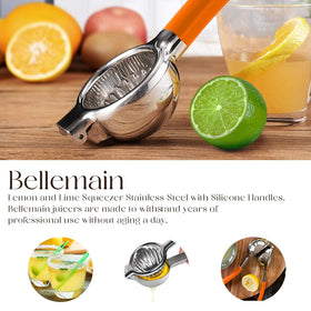 Bellemain compact bar juicer suits kitchen counters and cocktail prep.