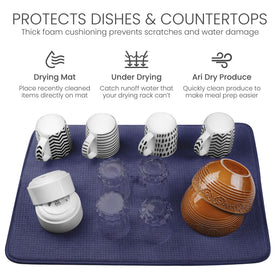 Bellemain 3-ply design with odor-resistant core supports daily drying.