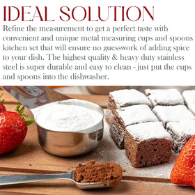 Bellemain flat-bottom design keeps cups stable on counters
