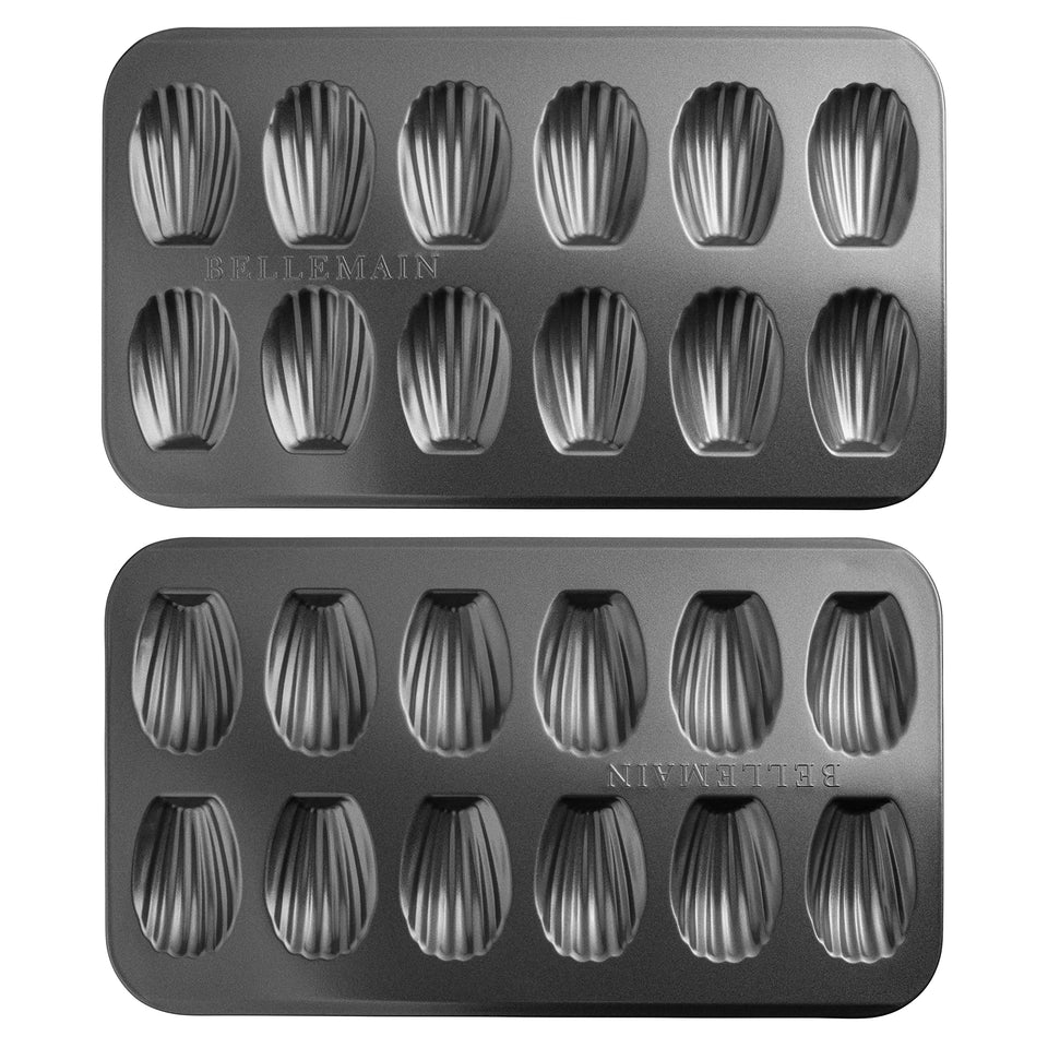 Bellemain Madeleine Pan 12-well for even, consistent madeleines.