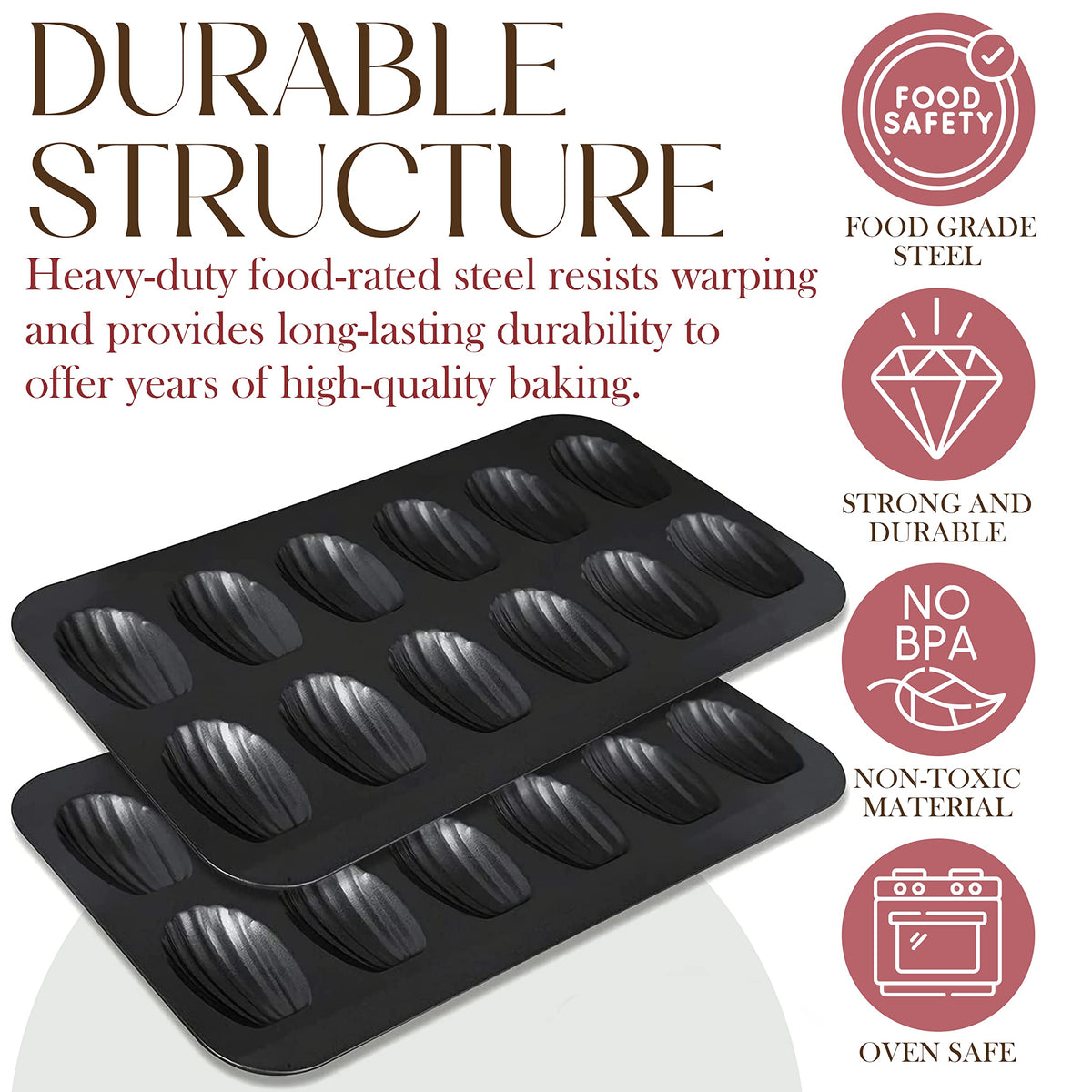 Bellemain 2-pack lets you bake two batches or entertain with extra capacity.
