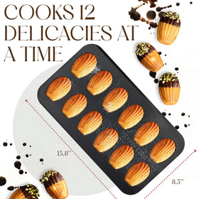 Bellemain Madeleine Pan is dishwasher safe for effortless cleanup after baking.