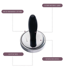 Bellemain rubber-handle pounding tool provides a secure grip when hands are wet.