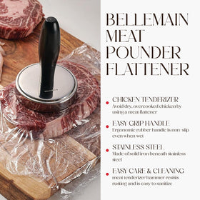 Bellemain stainless-steel meat-tenderizer designed for durable, rust-resistant performance.