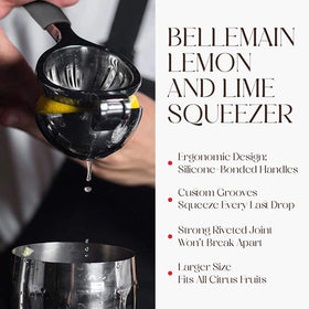 Bellemain sturdy citrus press for quick lemon and lime juicing.
