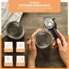 Bellemain versatile can and bottle opener for kitchen versatility