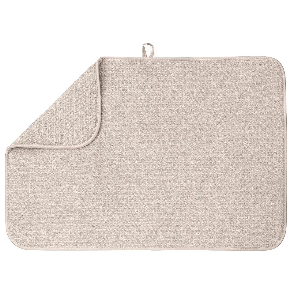Bellemain XL dish mat front view shows extra-large surface for big loads