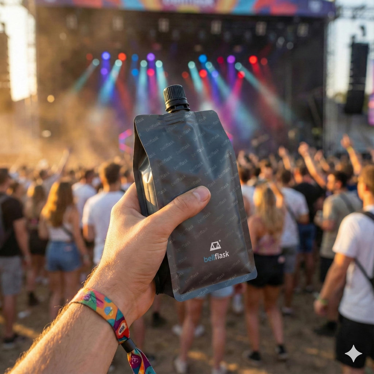 BellFlask slim stylish design in four colors for easy pocket-friendly carrying.