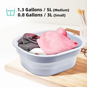 Bellglee medium folded wash basin lightweight and portable