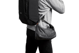 Bellroy Lite Cooler Caddy keeps contents upright to prevent leaks during transport.