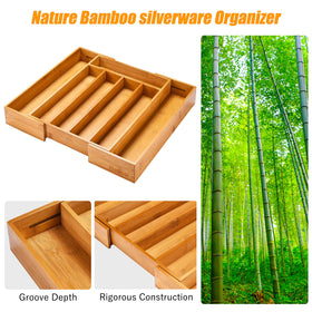 Bellsal bamboo storage tray doubles as bedroom storage for socks or jewelry