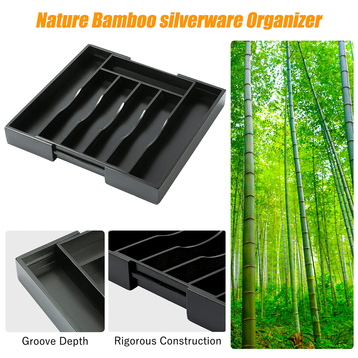 Bellsal natural bamboo finish with a clean, odor-free profile.