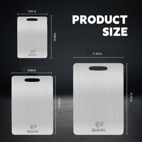 Belothi portable stainless steel board suitable for outdoor cooking