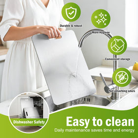 Belothi titanium cutting board dishwasher-safe for effortless cleanup
