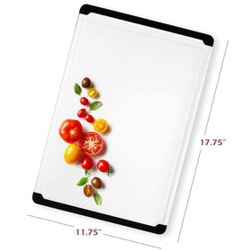 Belwares cutting board with meat prep demonstrating a stable surface for safe slicing
