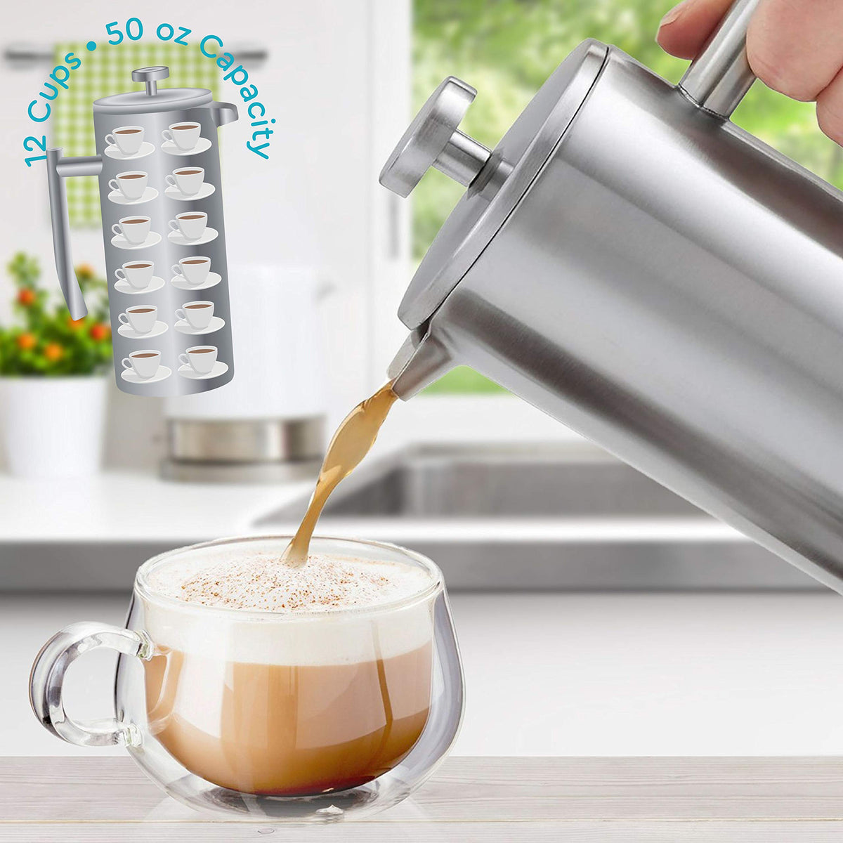 Belwares removable plunger assembly for easy cleaning