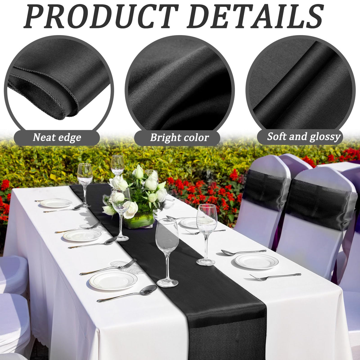 Bencailor table runner folded for easy storage