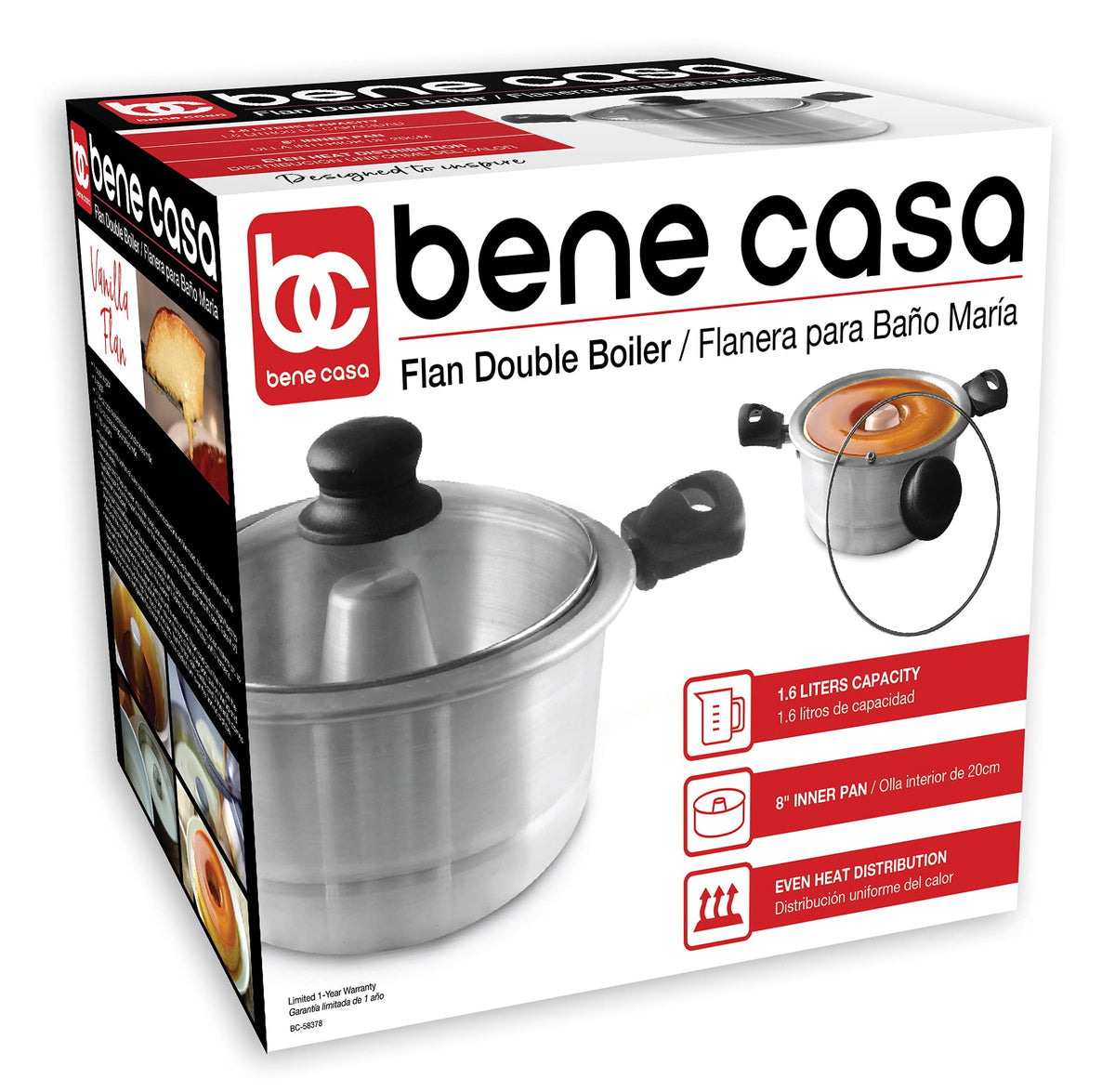 Bene Casa flan mold dishwasher safe for easy cleanup after dessert.