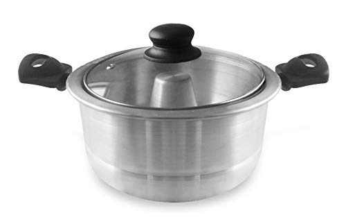Bene Casa flan mold with oven-safe handles for safe transfer.