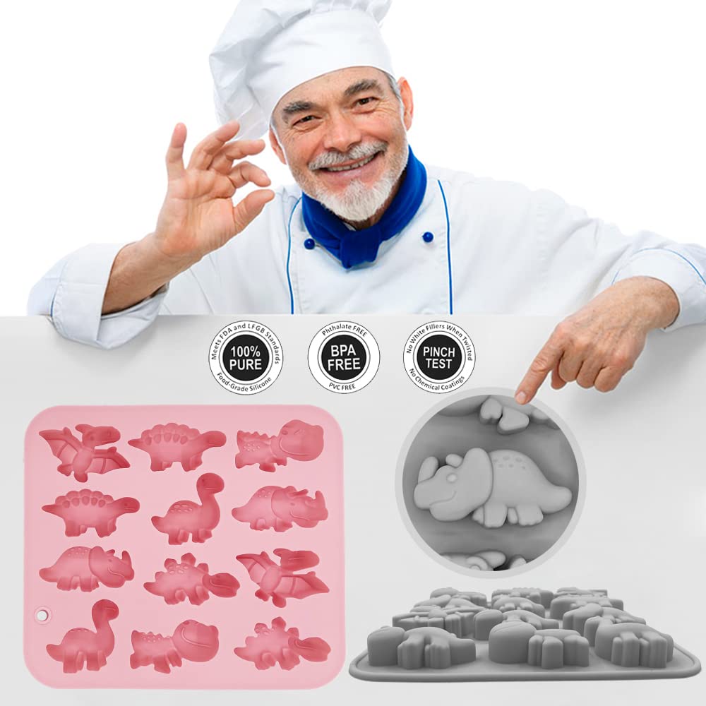 BENEKIY dinosaur mold for cupcake toppers and party favors.