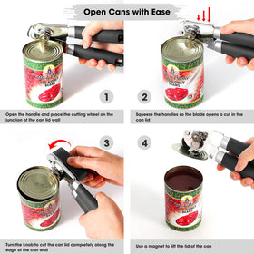 360-degree rotatable knob enables effortless operation in both directions