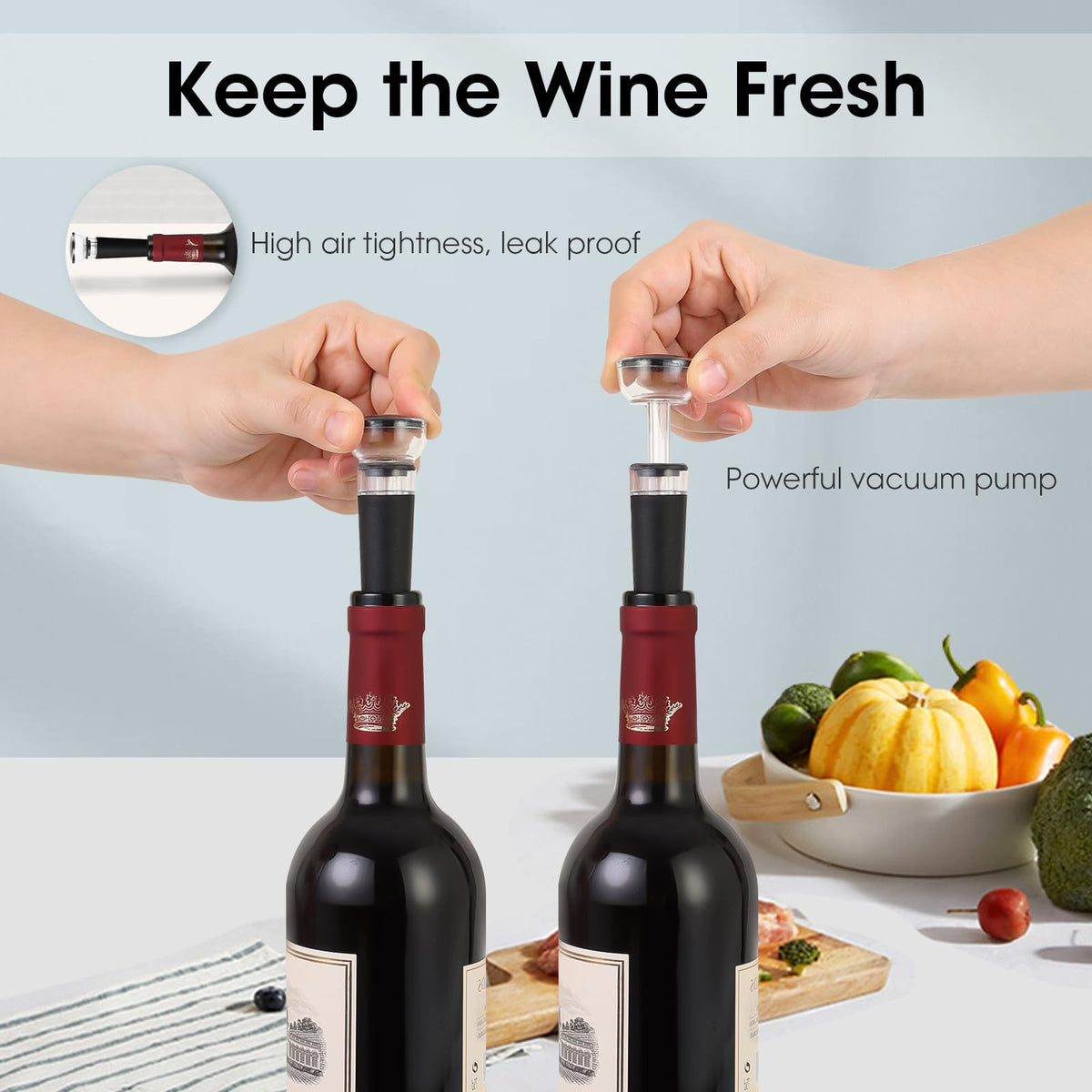 Beneno eco-friendly rubber seal prevents leaks during fridge storage.