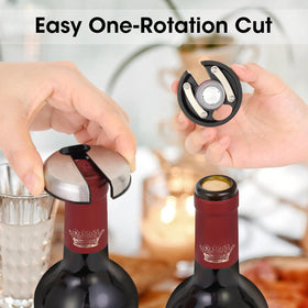 Beneno ergonomic grip for comfortable wine opening