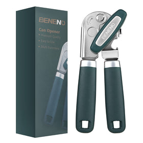 Beneno heavy-duty can opener with magnet for safe lid lift.